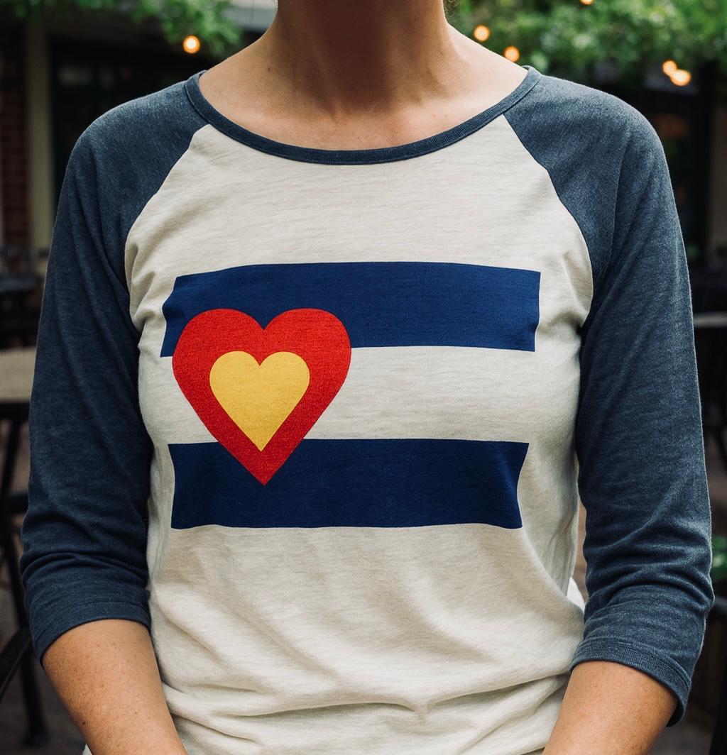 Tri-Blend Baseball 3/4 Sleeve Shirt